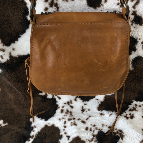 McFadin Western leather studded fringe saddle bag Texas Rodeo Cowgirl - Picture 7 of 16